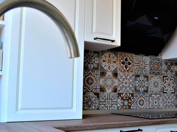 кухня под мрамор фото