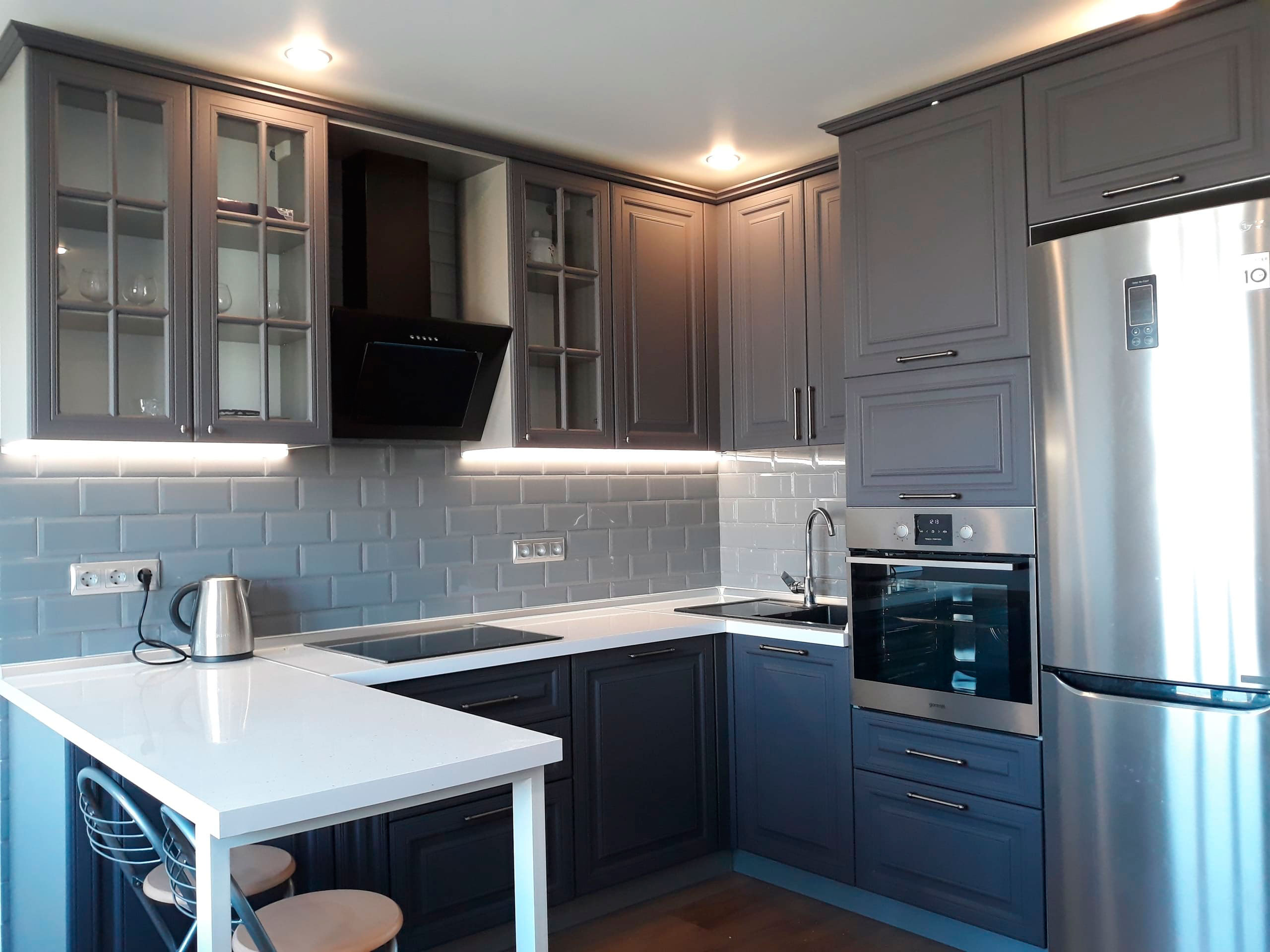 фото кухни прямой